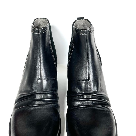 Earth Denali Aspect Ankle Boots Black Leather - Picture 9 of 12